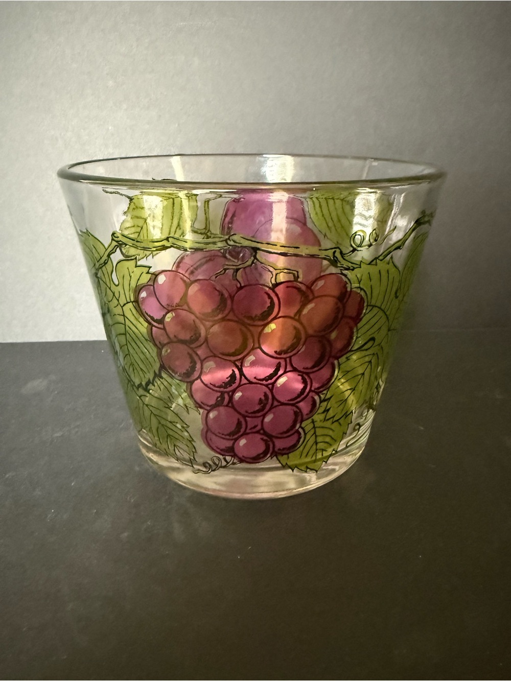 Hand-Painted Fruits & Leaves Ice Bucket